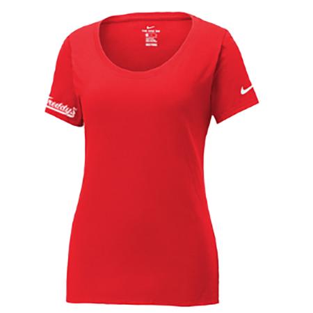 Ladies Nike Dri-FIT Scoop Neck Tee